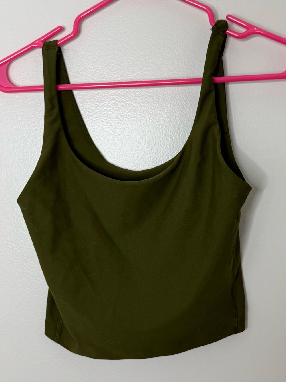 Old Navy Women’s Med Powersport army green exercise workout tank spaghetti strap